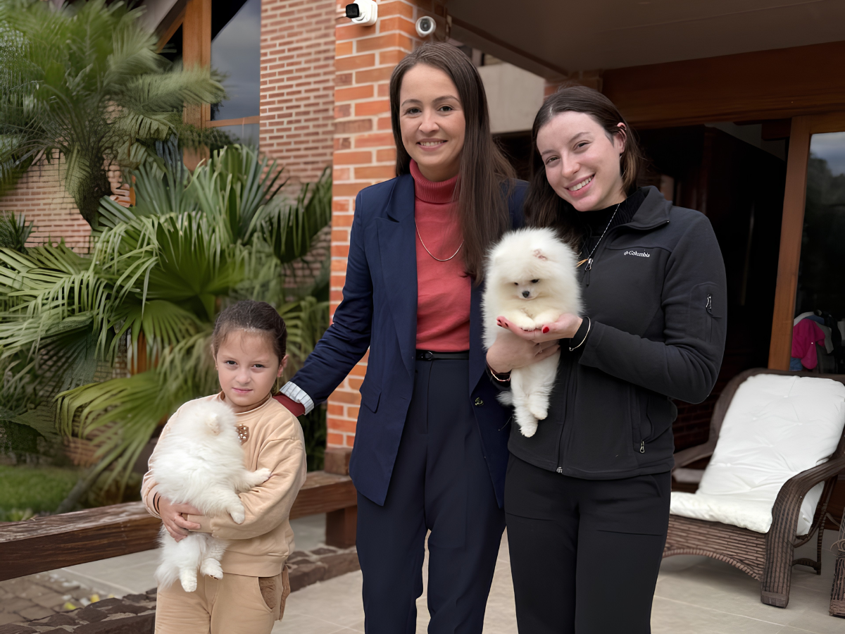 Filhote entregue pela Marcília Poms