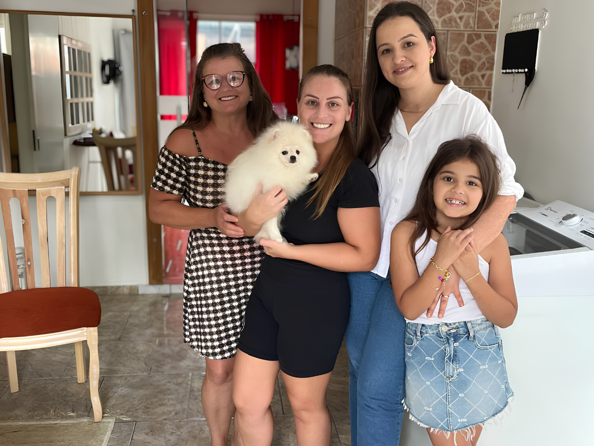 Filhote entregue pela Marcília Poms